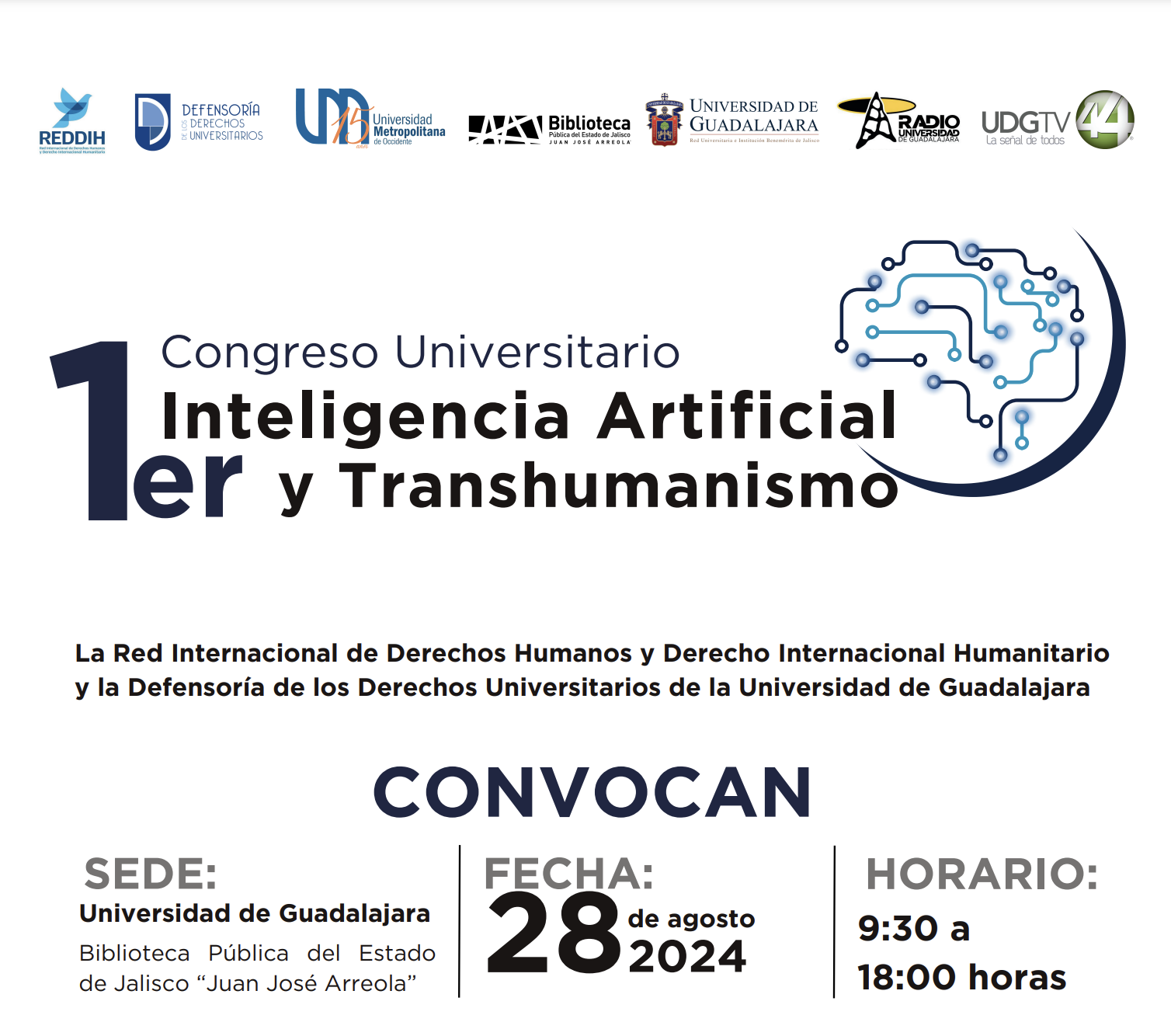 Congreso Universitario de IA y Transhumanismo: Uso de IA requiere un marco regulatorio robusto